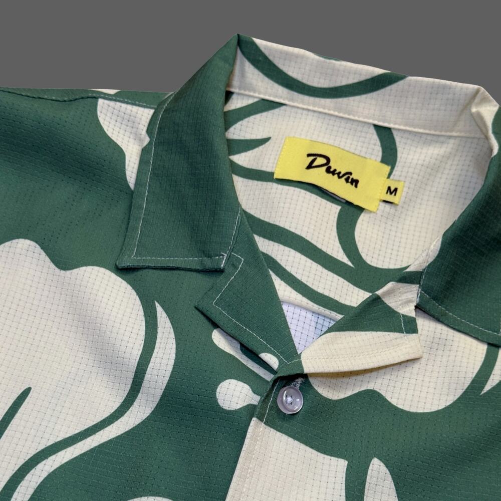 Duvin Design Paradise Leisure Stretch Button-Up Shirt M - Picture 5 of 8